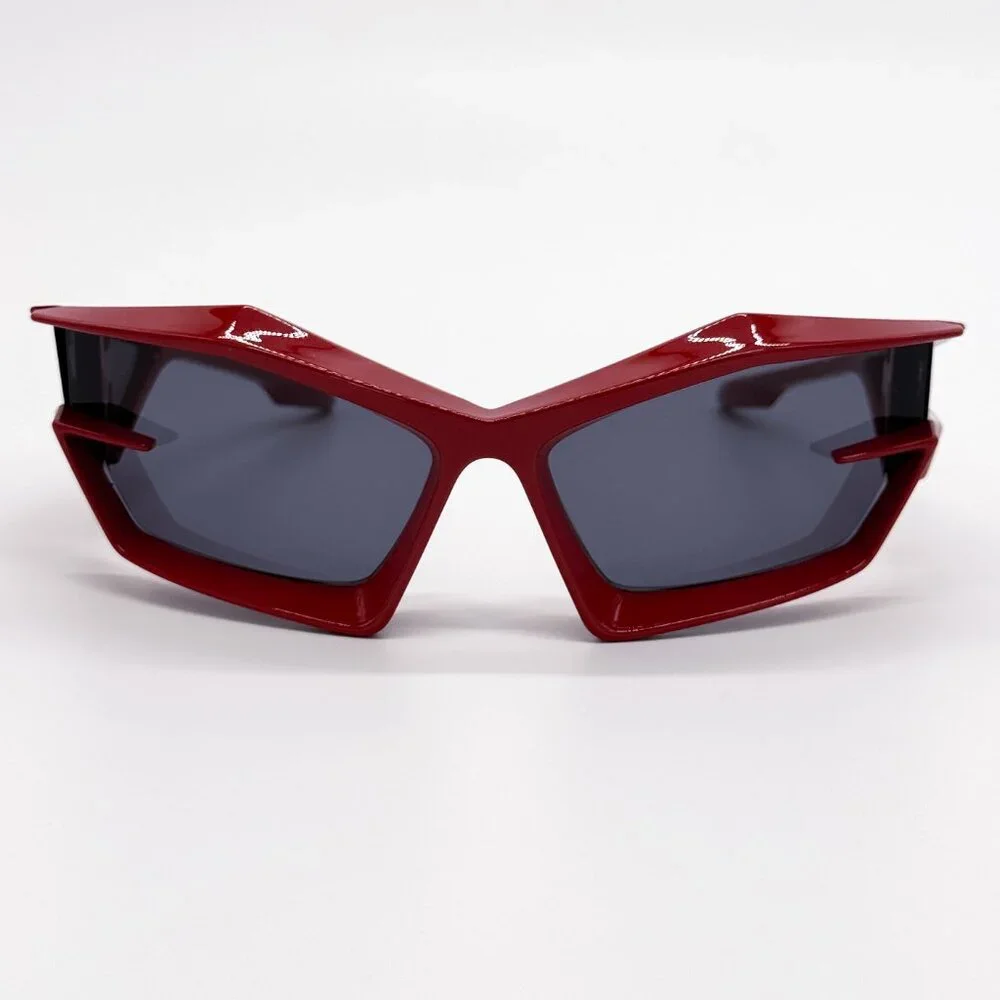 NEW GIVENCHY GV40049U 66 RED UNISEX SUNGLASSES GIVENCHY